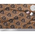 thumbnail image 2 of Soimoi Georgette Viscose Fabric Ogee Damask Printed Fabric 1 Yard 42 Inch Wide, 2 of 5