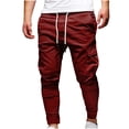 thumbnail image 1 of KIHOUT Mens Fashion Joggers Sports Pants - Drawstring Loose Cargo Pants Sweatpants Trousers, 1 of 1