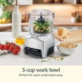 thumbnail image 2 of Cuisinart 3-Cup Mini Chopper, 250W, Includes Whipping Disc, S-Blade & Built-In Cord Storage, 2 of 7
