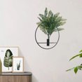 thumbnail image 1 of Yhmxh 1Pcs Wall Plant Decor Round Artificial Plants With Metal Round Hanging Hoop For Decor wall hanging, 1 of 8