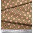 thumbnail image 2 of Soimoi polyester Crepe Fabric Artistic Floral Printed Fabric 1 Yard 42 Inch Wide, 2 of 3