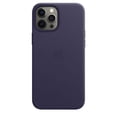 thumbnail image 2 of Apple Coque en Cuir pour iPhone 12 Pro Max avec MagSafe - Violet Foncé, 2 of 3
