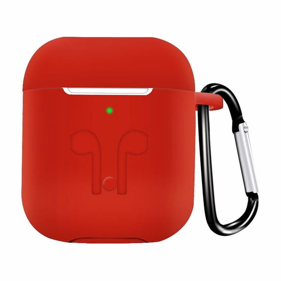 Oliegs Couverture Chauffante Adaptée aux Airpods 1/2 Étui d'Écouteurs Bluetooth Étui en Silicone Souple Chocolat