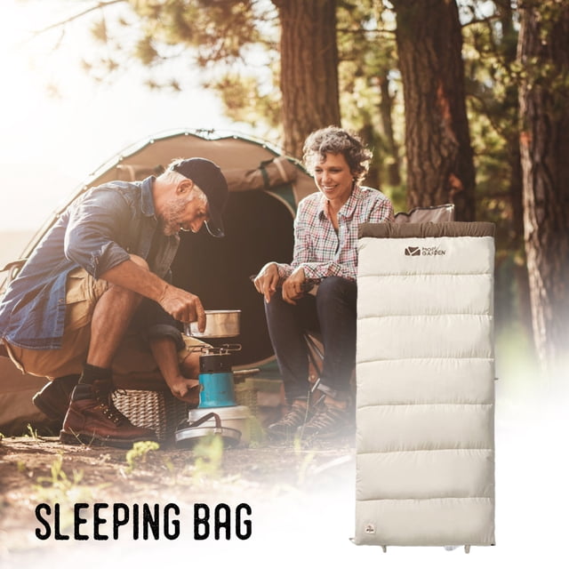 keepw Fill Power Rectangle Duck Ultralight Wearable 4 Season Envelope Sleeping Bag for Outdoor Camping TYPE2