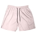 thumbnail image 3 of QATAINLAV Ofertas Relampago de Hoy, Mens Breathable Quick Dry Workout Gym Shorts Casual Split Side Athletic Running Shorts Drawstring Beach Shorts with Pockets 5 Inch Pink L, 3 of 4