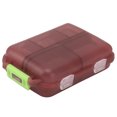 thumbnail image 2 of Travel Pill Organizer, 10 Compartments Pill Case Compact And Portable Pill Box Dispenser For Purse Vitamin Fish Oil Compartments Container Medicine Box, 2 of 8