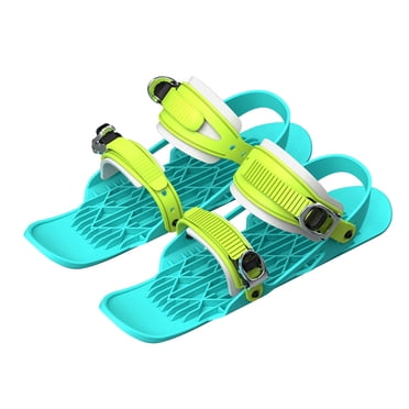 Agiferg Children's Outdoor Skiing Mini Sled Snowboard Compatible Ski Boots Non-slip Ski Shoes