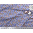 thumbnail image 3 of Soimoi Poly Georgette Fabric Leaves & Tiger Jungle Print Fabric by The Yard 52 Inch Wide, 3 of 3
