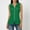 Green, variant on Abcnature Women's Sleeveless Zip Up Shirt Collared V Neck Button Down Blouse Tops Solid Color Ribbed Tank Tops