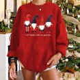thumbnail image 1 of Mode Femme Col Rond Manches Longues T-Shirt Automne Impression Chirstmas en Vrac Chemisier Tops Sweatshirt, 1 of 5