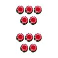 thumbnail image 2 of Wweixi 5pcs/set Lotus Artificiel Apparence Réaliste Facile à Nettoyer de Longue Durée Pêche Rouge 2Set, 2 of 6