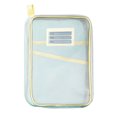 thumbnail image 2 of Vaidha L-shaped Subject Classification Bag Mesh File Bag Thickened Subject Bag Exam Paper Book Storage Bag, 2 of 4