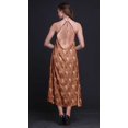 thumbnail image 3 of Bimba Robe Dos Nu Géométrique d'Été pour Femmes, Col Halter, Tenue de Plage, Très Grande Taille, 3 of 6