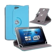 Universal 7/8/9/10 Inch Tablet Case, Universal Tablet Rotating Case Cover Light blue 10 inches