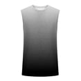 thumbnail image 4 of NTACZA Débardeurs Athlétiques pour Homme Sans Manches Chandail de Base Sport Dégradé Col Rond T-Shirt pour Homme TG, 4 of 5