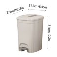 thumbnail image 3 of TIMIFIS Deodorizing Boxs Bathroom Trash Can Odor Blocking Trash Can with Lid Large Capacity Trash Can Living Room Trash Can Squares Thickened Trash Can Kitchen Gadgets, 3 of 6