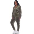 thumbnail image 2 of White Mark Ensemble de Survêtement en Velours pour Femmes, 2 Pcs, 2 of 6
