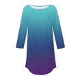 thumbnail image 3 of Birdeem Blouse Mode Femme Manches 3/4 Col Rond Ample, 3 of 9