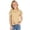 AA-Khaki, variante sur lcziwo Chemises pour Filles Été Mignon Dentelle Oeillet Col en V T-Shirts Uni Décontracté Manches Courtes Pétale T-Shirts Sorties Hauts Rose Vif Ofertas Relampago de Hoy