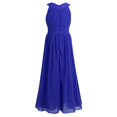 thumbnail image 2 of AAMILIFE Robe Fille Brodée Fleur Formelle Fête Robe de Bal Bal Princesse Demoiselle d'Honneur Robe de Mariage, 2 of 5