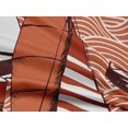 thumbnail image 5 of oneOone Rayon Orange Fabric Nautical Sewing Craft Projects Fabric Prints By Yard 56 Inch Wide, 5 of 5