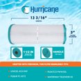 thumbnail image 3 of Hurricane HF4H949-01 Advanced Pool and Spa Filter Cartridge Replacement, White, 3 of 8