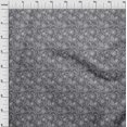thumbnail image 4 of oneOone Velvet Gray Fabric Floral Craft Projects Decor Fabric Printed By The Yard 58 Inch Wide, 4 of 4