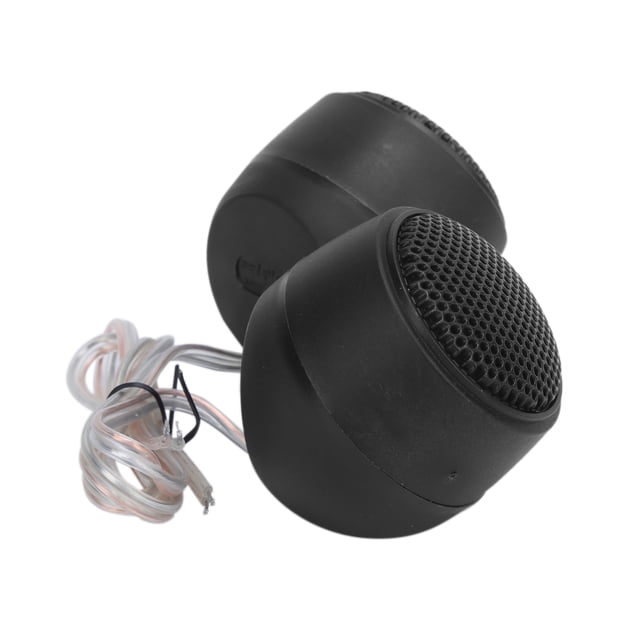 Peahefy Audio Speaker,Dome Tweeter,2pcs Dome Tweeter Speaker High Efficiency Clear Sound Audio Loudspeaker Universal For Car