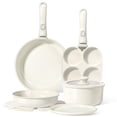 thumbnail image 1 of Gipp 11pcs Ceramic Cookware Sets, Pots and Pans Set Non Stick with Removable Handle, Oven & Dishwasher Safe,Induction Cookware, 1 of 7