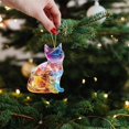 thumbnail image 3 of SUNSIOM Animal Hanging Ornament Dog Cat Cattle Keychain Car Rear View Mirror Charms Backpack Pendant Valentine's Day Birthday Present, 3 of 9