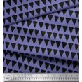 thumbnail image 3 of Soimoi Purple Rayon Fabric Triangle Geometric Print Fabric by the Yard 42 Inch Wide, 3 of 3