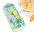 thumbnail image 4 of Silicone Ice Cube Tray Ice Cube Mold Container Frozen Cubes 24 Compartments with Lid for Bars Households Party, 4 of 8