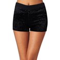 thumbnail image 1 of Shorts à Sequins pour Femmes, Hot Pants Disco, Mini Short Jazz Brillant, Extensible, Danse, 1 of 5