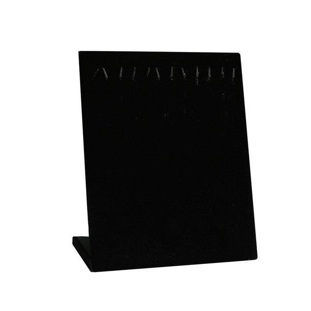 pitrice Collier Pendentif Présentoir Porte-Bijoux pour Magasin de Table Noir