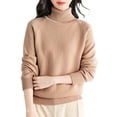 thumbnail image 2 of IMENGL Chandail en Laine Col Roulé Première Ligne, Or L, Taille m-2TG, 2 of 4