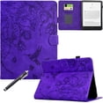 thumbnail image 1 of GSFY Case for Kindle Paperwhite (12th Generation, 2024), PU Leather Magnetic Closure Wallet Case Auto Sleep/Wake for 7 inch Kindle Paperwhite / Kindle Colorsoft Signature Edition 2024, Purple, 1 of 7