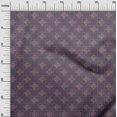 thumbnail image 2 of oneOone Silk Tabby Fabric Leaves & Geometric Block Print Sewing Fabric BTY 42 Inch Wide, 2 of 4