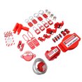 thumbnail image 1 of Electrical Loto Kit,Electrical Lockout Tagout Kit Circuit Lock Outs Set Loto Tags Lockout Set Eco-Friendly Materials, 1 of 9