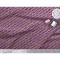 thumbnail image 3 of Soimoi Green Heavy Canvas Fabric Stripe & Triangle Geometric Print Fabric by Yard 58 Inch Wide, 3 of 5