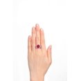 thumbnail image 2 of RYLOS Bagues pour Femmes Bague en Argent Sterling Pierre Précieuse 12X10MM et Diamants Superbe Bague pour Doigt du Milieu Ou Index Bijoux Rubis de Juillet Taille 10.5, 2 of 6