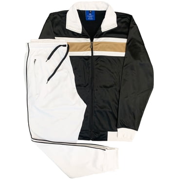 Men's Tracksuit contrast Color 2-piece Set