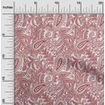 thumbnail image 2 of oneOone Jersey de Coton Rouge Foncé Tissu à Blocs Matière de Robe Tissu Imprimé Tissu au Mètre 58 Pouces de Large, 2 of 5