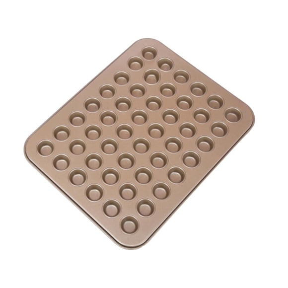 Cqxid Bakeware Under $20 48 Cavity Round Minimuffin Cupcake Baking Tray Steel Nonstick Cake Bakeware Oven Baking Molds