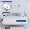 thumbnail image 5 of Modway Corinne Steel Modern Mattress Foundation Full Bed Frame with Wood Slat Support in Gray, 5 of 5