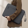 thumbnail image 3 of Computer Bags for Laptops Laptop and Tablet Bag 14.1-15.4 Inches Universal Double-Layer Storage, Shockproof and Scratch Resistant, Waterproof Computer Bag Waterproof Storage Bag, 3 of 9