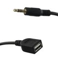 thumbnail image 2 of Xingzhi Adaptor 2 in 1 3.5mm USB AUX Easy to Use Cable Audio Sound Cables Stable Long-Lasting Replacement Conversion Car 1Set, 2 of 6