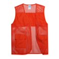 thumbnail image 4 of Cameland Plus Size Men Vest Tops Solid-Color Convenient Mesh Outdoor Breathable Zipper Pockets V-Neck Tank Top, 4 of 7