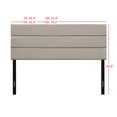 thumbnail image 4 of HMD Etta Upholstered Full Headboard, Warm Gray, 4 of 4