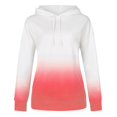 thumbnail image 4 of Penkiiy Chandails à Capuchon pour Femmes Mode Chandails à Capuchon Décontractés Chandail en Molleton Patchwork Blouse à Capuche Pull Rouge Melon D\'eau Y2K Vêtements, 4 of 4