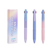 Gradient Multi Color Medium Oil Pen Ballpoint Pen 0.7 Color Pen Smoothly, Office School Supplies Gifts for Women Men, Back to School for Journaling Note Taking Writing Planning Art Project